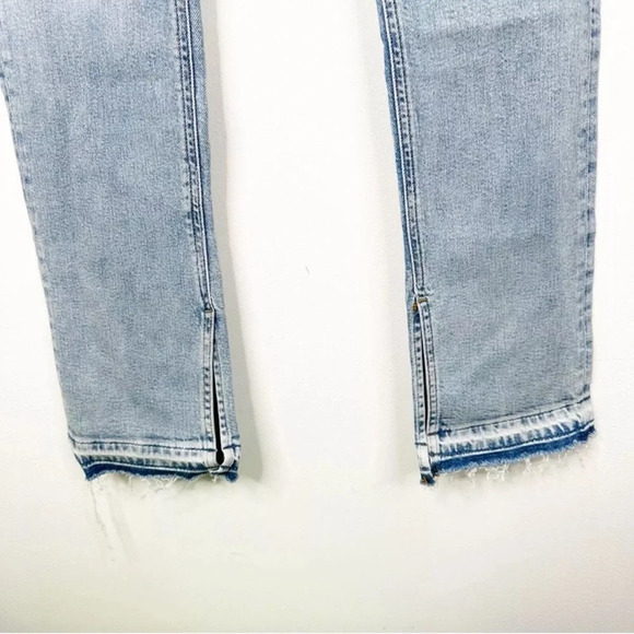 NWT RE/DONE 70s High Rise Skinny Boot in Skid Button Fly Jeans Sz. 25 - Picture 3 of 4